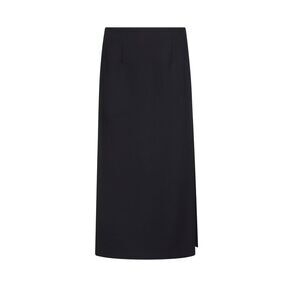 Blanca Vita Women Black Cady Grega Midi Skirt